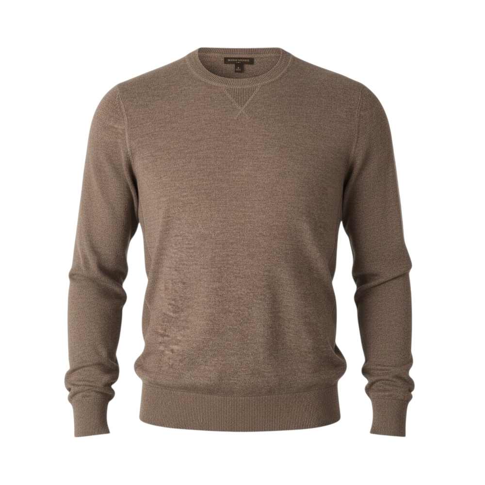 Banana Republic Knit Pullover Sweater Gray Crew Neck Men's  Size S